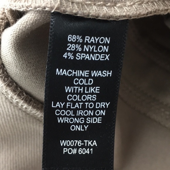 Betabrand Tan Twill Straight Leg Classic Yoga Dress Pants Womens Small Petite - Picture 9 of 9